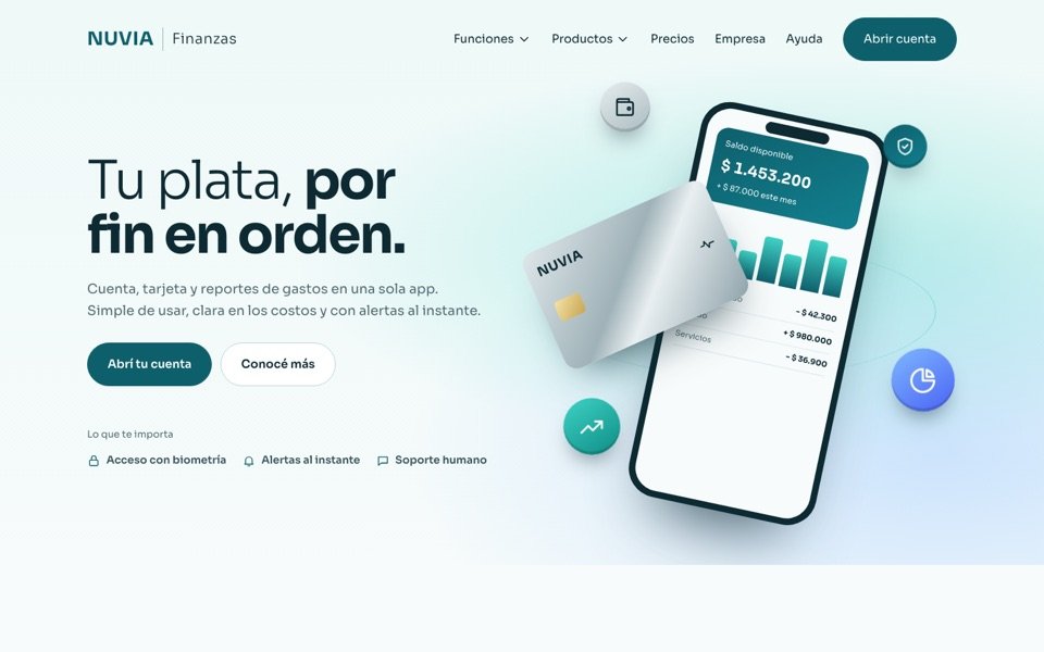 Demo de Nuvia Finanzas