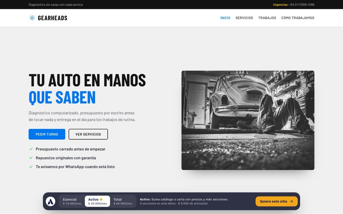 Demo de Gearheads