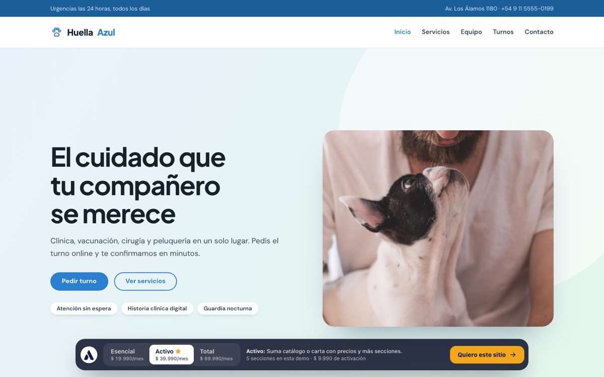 Demo de Huella Azul